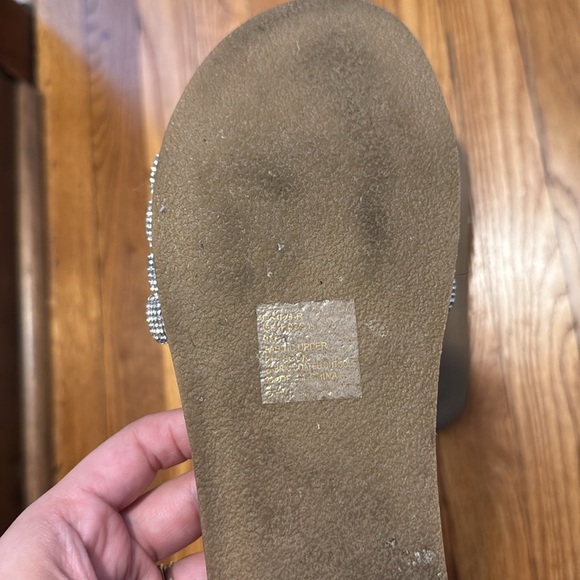 Steve Madden Women's Rhinestone Embellished Sandals - Tan - Picture 3 of 5